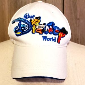 Disney Hat. Embroidered with disney character details in letter.